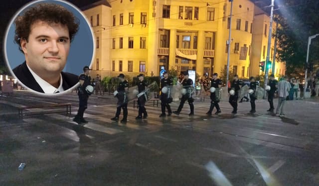 Napad na advokata Luku Vodinelića