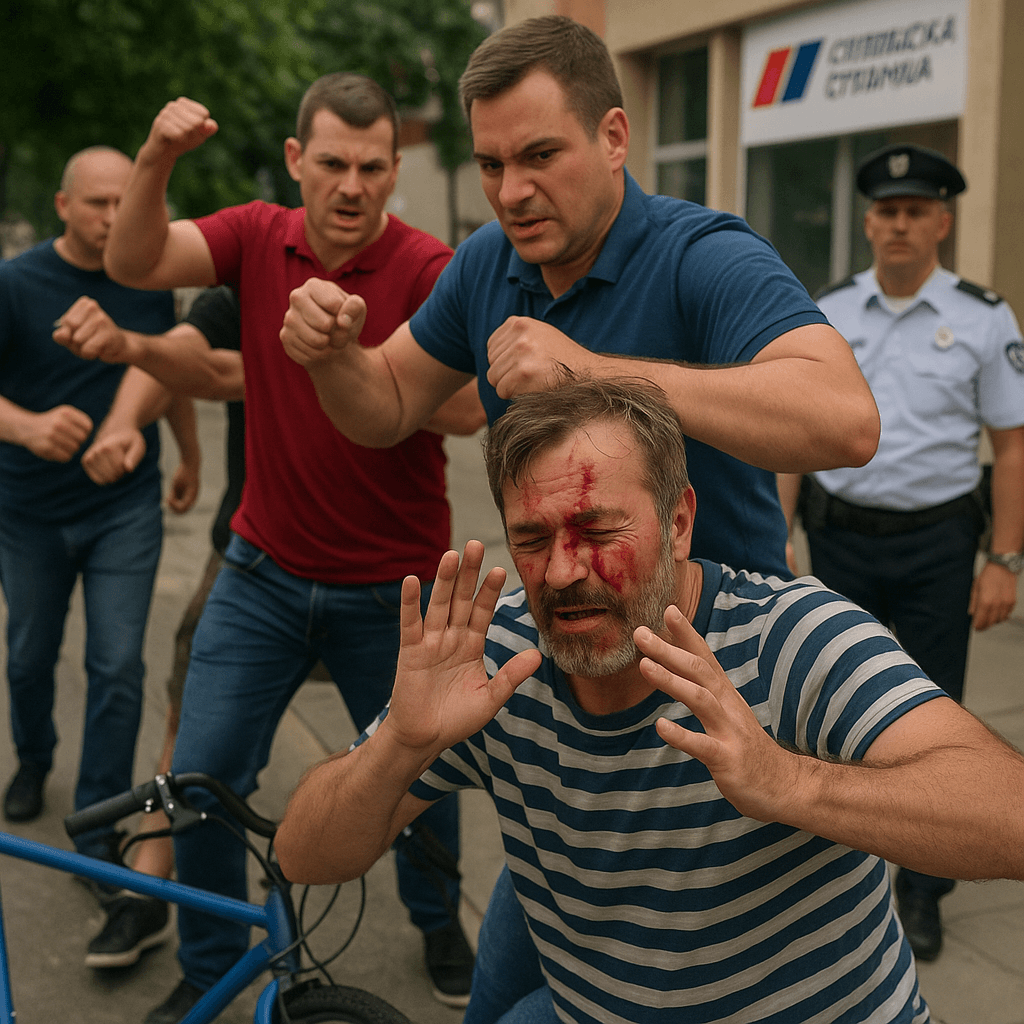 Napad batinaša - Vladmir Grigorijević