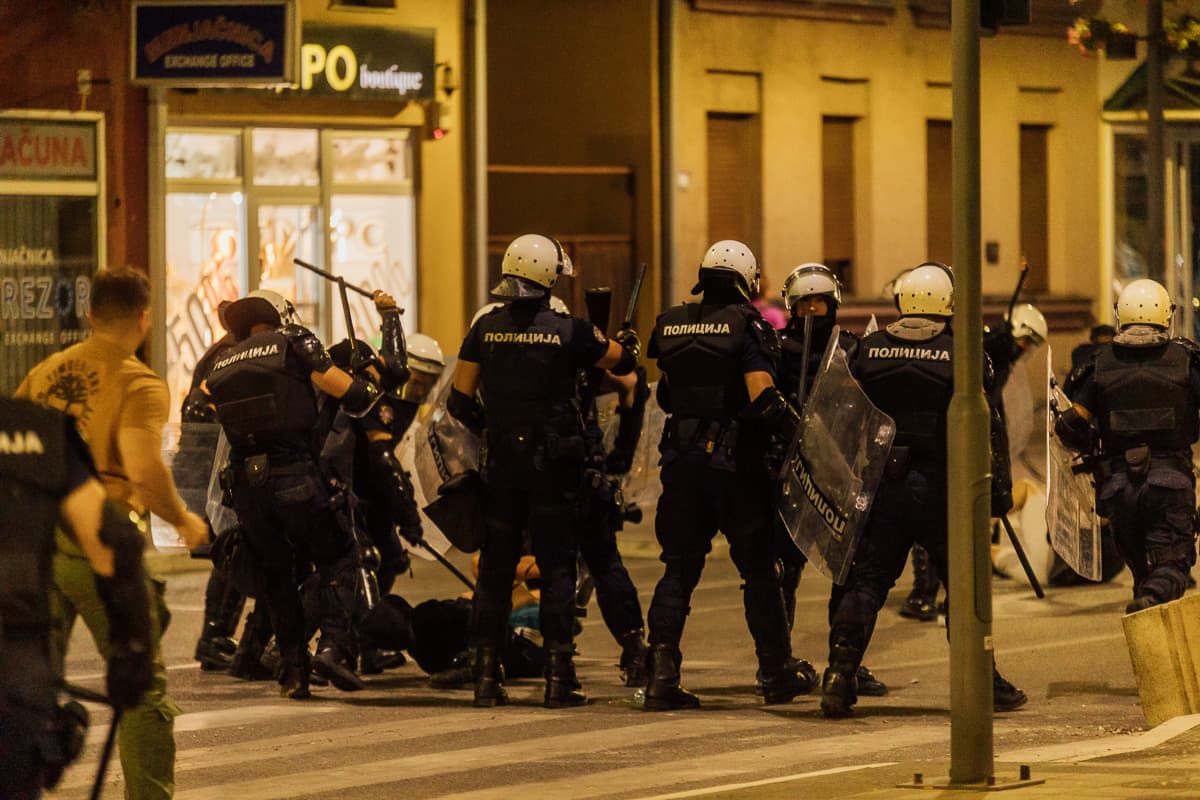 Brutalno prebijanje građana u Valjevu